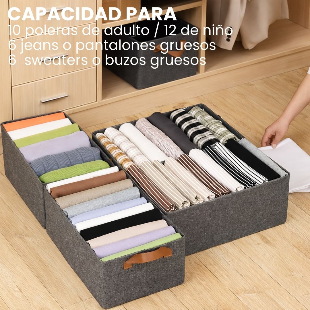 Organizadores de Ropa Plegables (Compra 1 y lleva 3)